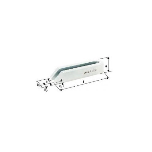 Brida de prindere DIN6315B, tip U, tesita, 18x250mm
