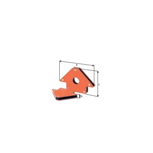 Magnet permanent unghiu multiplu, 160x20x100mm