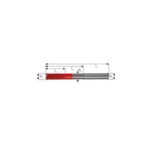 Freza toroidala, extra lunga, pt prelucrare dura, tip H, carbura monobloc, 10,0/0,5mm, HA taisuri 6