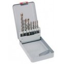 Set burghie 7 bucati in cutie metalica
