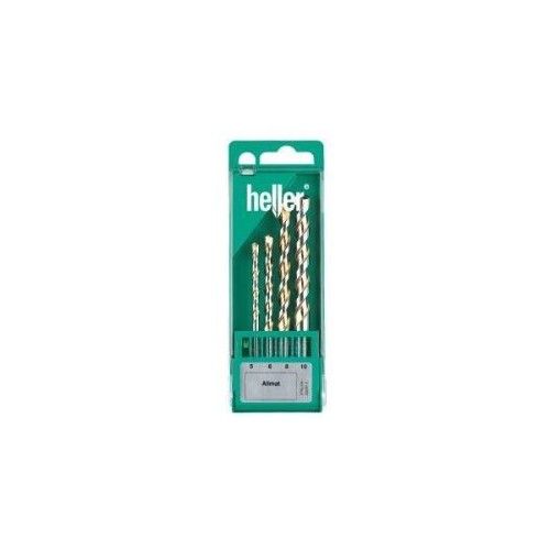 Burghie universale, placuta cabura, coada cilindrica - set, 4 buc, 5-10mm