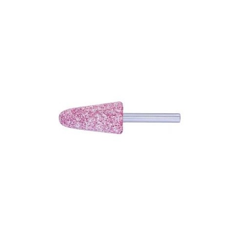 Pietre de slefuit din corindon nobil, forma de con 10x25mm, coada 6mm, ADW 46 M 5V