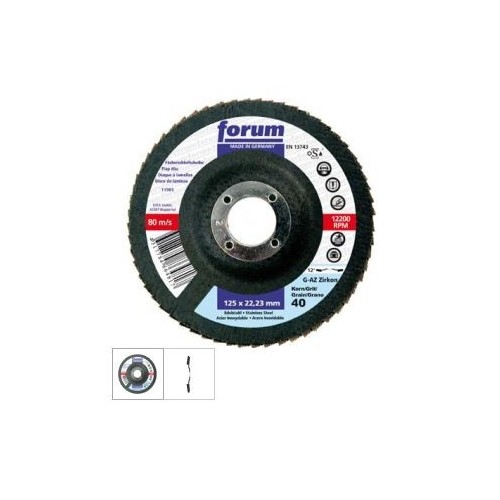 Disc lamelar, 12 grade, 115mm, K80, curbat