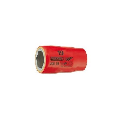 Chei tubulare 1/2, izolate 1000V, 14x54mm, 6 canturi
