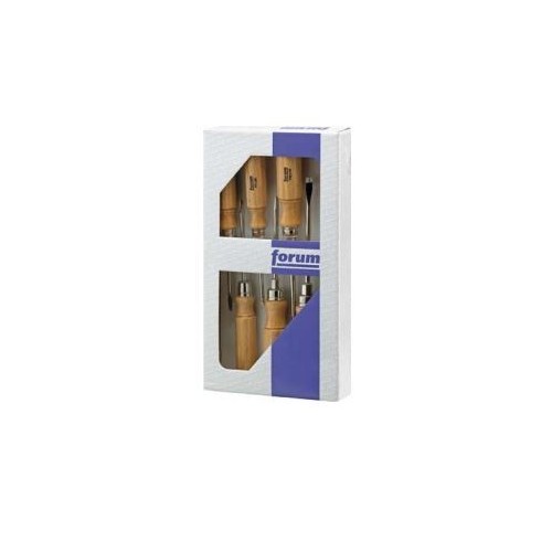 Surubelnite cu maner de lemn - set, 6 buc