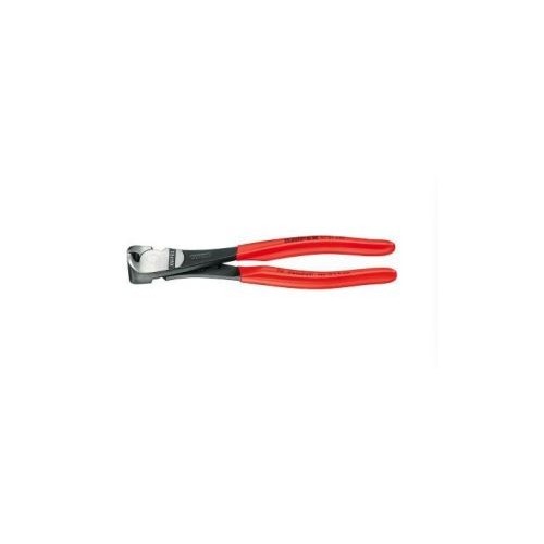 Cleste de forta cu tais lateral, cap polisat, 160mm, maner izol plastic