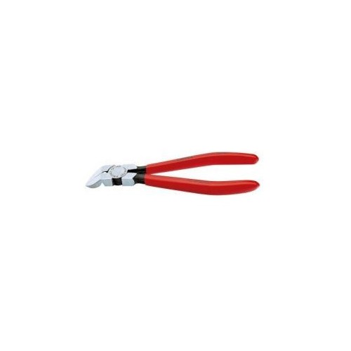 Cleste cu tais lateral, cap polisat, taisuri 45 grade, 160mm, maner izol plastic