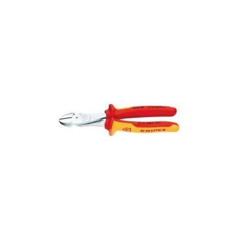 Cleste de forta tais lateral, cap cromat, izolat 1000V, 250mm, maner multicomponent