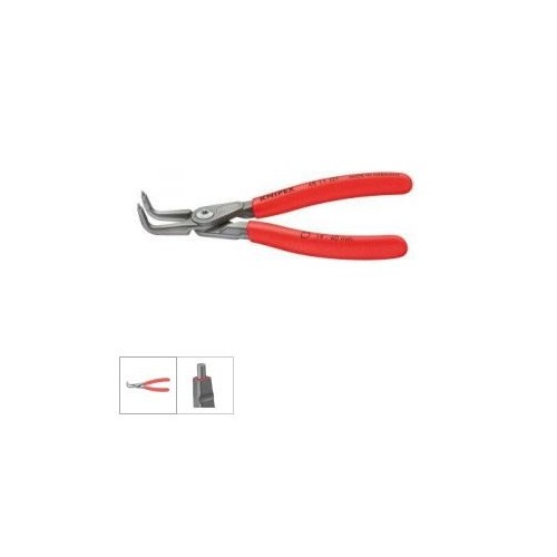 Cleste de precizie pt inele de siguranta, interioare, indoit, J31