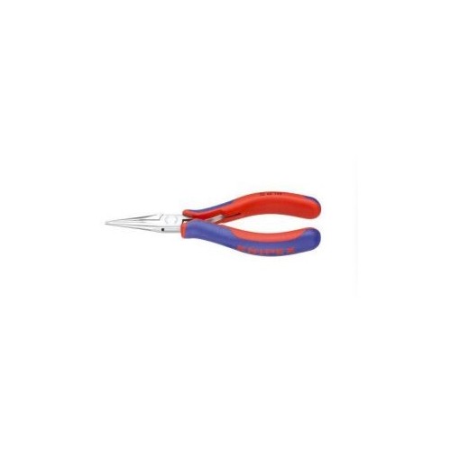 Cleste de prindere pt electronisti, cu bacuri late-rotunde, 145mm