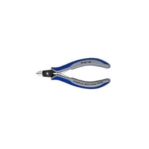 Cleste de precizie tais lateral pt electronisti, faseta foarte mica, cap rotund, 125mm