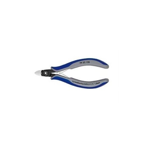Cleste de precizie tais lateral pt electronisti, fara faseta, cap rotund, 125mm