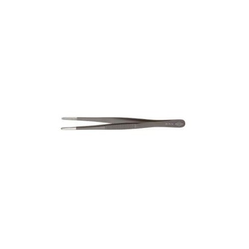 Penseta de precizie, dreapta, 145mm, negru