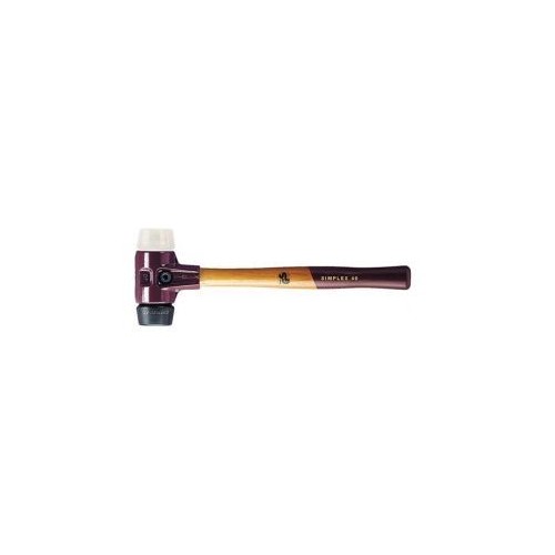Ciocan cu capete interschimbabile SIMPLEX, capete din cauciuc/nylon, 40mm