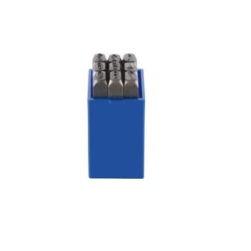 Set poansoane cifre, inaltime caracter 3mm