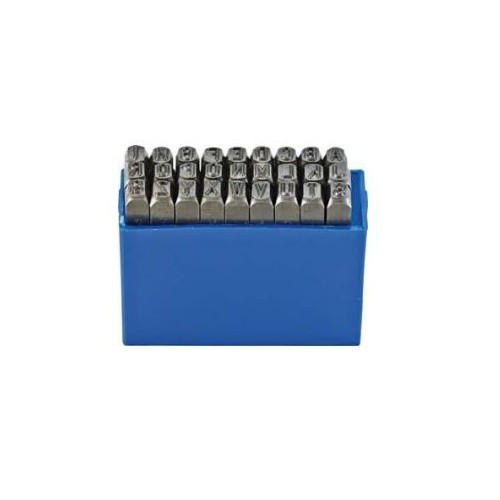 Set poansoane litere, inaltime caracter 2mm