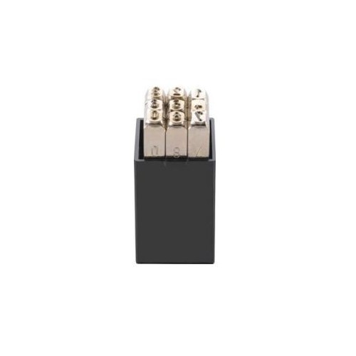 Set poansoane cifre, inaltime caracter 5mm