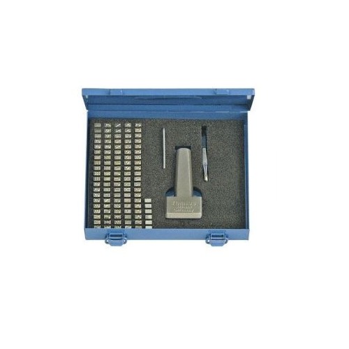 Set poansoane cu cifre si litere, inaltime caracter 2,5mm