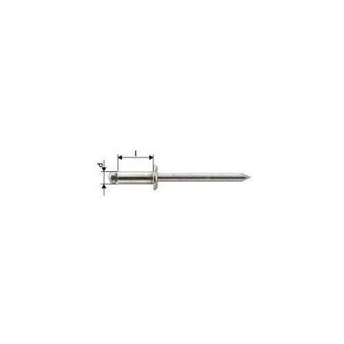 Nituri oarbe, otel inoxidabil, A2, standard, cap plat rotund, 3x6mm (1000 buc)