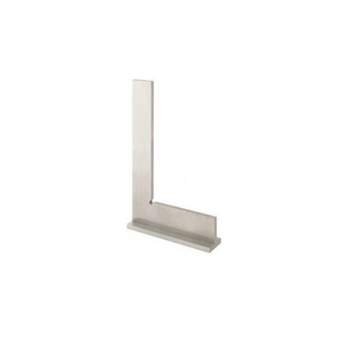 Echer atelier, precizie cf. DIN875/II B, cu talpa, 150x100mm