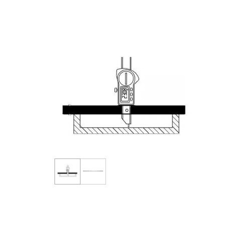 Punte de masurare pt subler de masurare adancime DIGI-MET, 200mm
