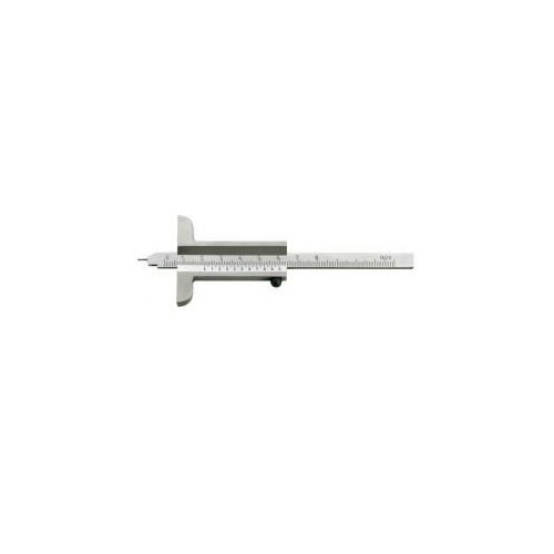 Subler de adancime cu pin de masurare, inox, DIN862, 200mm