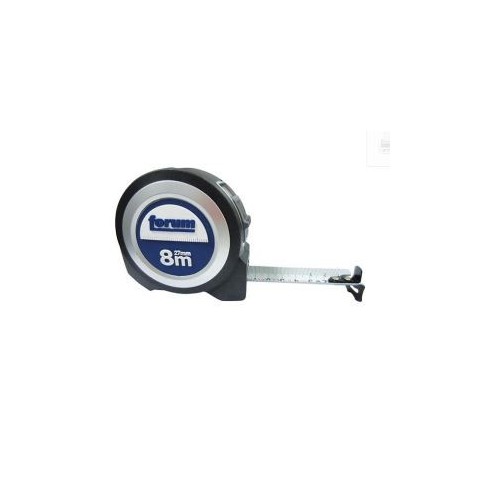 Ruleta de buzunar, plastic, cu carlig dublutie cauciuc 3mx19mm
