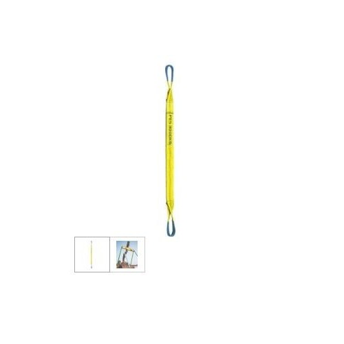 Chinga de ridicat cu bucle raorsate, 75mm, 2000 kg, 2m, verde