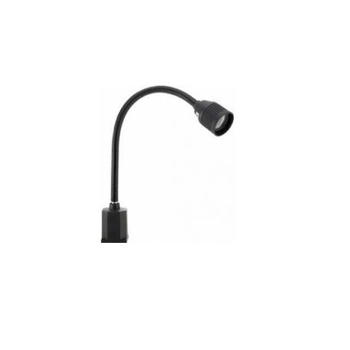 Lampa pt utilaje si mese de lucru 20W, brat flexibil, cu lumina focusata, clema de fixare, cablu 8m, IP20