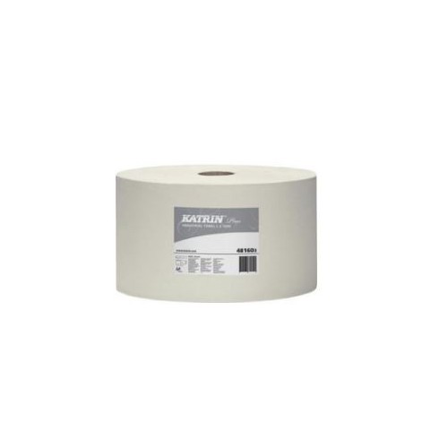 Hartie de curatare alba, 2 straturi, 26,5x38cm, 1500buc, KATRIN
