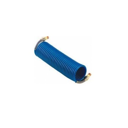 Furtun spiralat din nylon, complet cu racorduri R1/4 Ø7,9x6,3 -7,5m