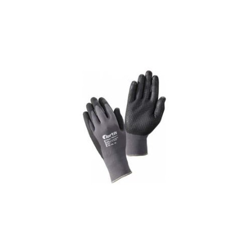 Manusa din material textil, stratificat nitril-poliuretan, Plus, mar. 10