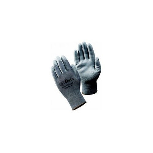 Manusi de protectie din material textil cu strat de poliuretan, mar. 10, gri