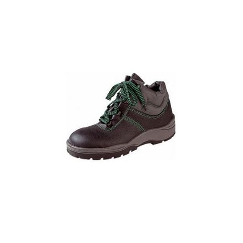 Bocanci protectie S3, piele vita, bombeu si talpa intermediara otel, mar. 48, negru/gri