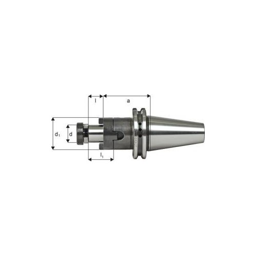 Dorn pt freze, combinat, DIN69871AD, cu canal de racire 40-16 scurt