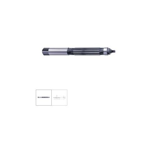 Alezor manual, reglabil, coada cil. DIN859 HSS, 5,0mm