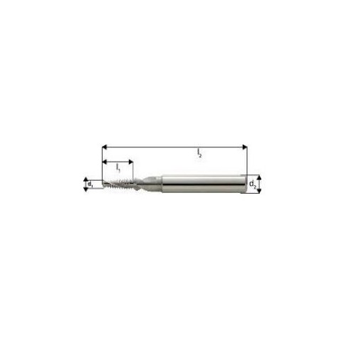 Freza tarod BCF din carbura monobloc, racire interioara, M5 HA 2xD