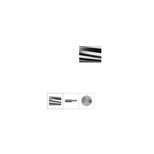 Freza HSS, forma cil. A 0616ST dantura 1, coada Ø6mm, 6x16mm