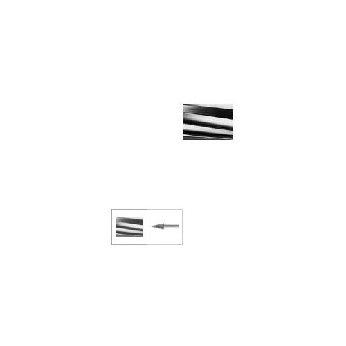 Freza HSS, forma con ascutit G 1020 dantura 1, coada Ø6mm, 10x20mm