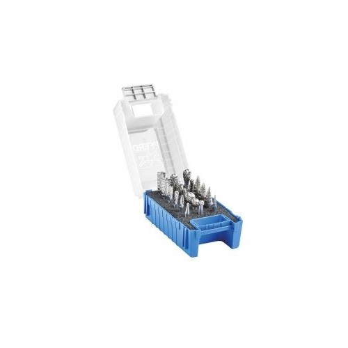 Freza HSS - set, dantura 3, coada Ø6mm, 18-buc