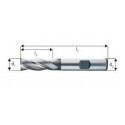 Freza cilindro frontala HSS Co8 - tip N, DIN 844-K, scurta