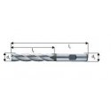 Freza cilindro frontala HSS Co8 - tip N, DIN 844-L, lunga