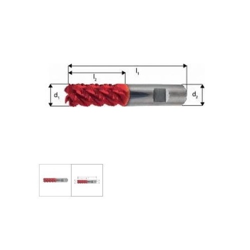 Freza degrosare, lunga, DIN6527, carbura monobloc, 16,0mm, 6 taisuri