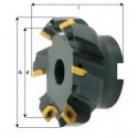 Freza frontala 45° cu racire interioara