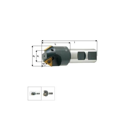Freze pt tesire 75 grade, racire interioara, Ø22/27x85mm 2 taisuri