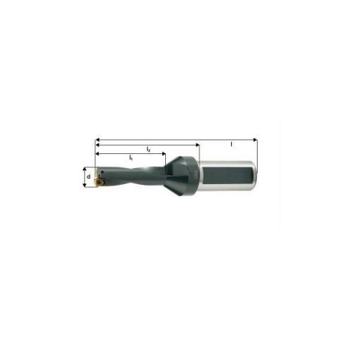 Burghiu cu placute amovibile, cu racire interioara, Ø30,0mm 3xD