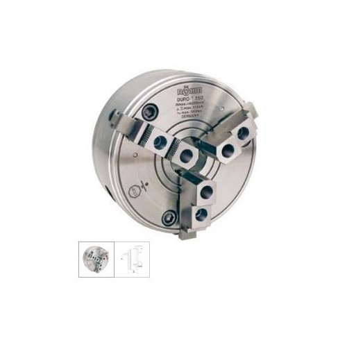 Universal cu 3 bacuri, cu cremaliera DURO T, DIN55029, con scurt, cu blot pt Camlock, dimens. 315mm KK 8 D